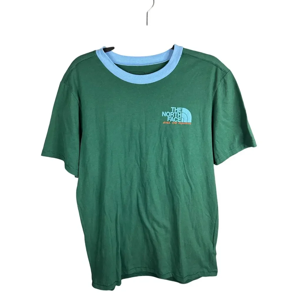 Urban outfitters The North Face Teal and Green Medium 66 t-shirt